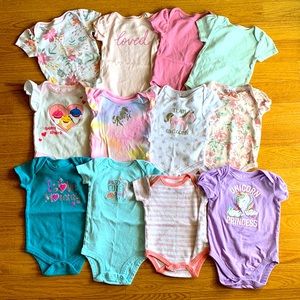 Baby Girl LOT 50+ Summer Spring Clothes Size 3-6 Months